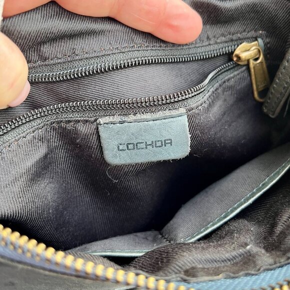 Cochoa Crossbody Handmade Top-grain Oil-dyed Cowhide Leather SOFT PATINATED BAG - Picture 12 of 15